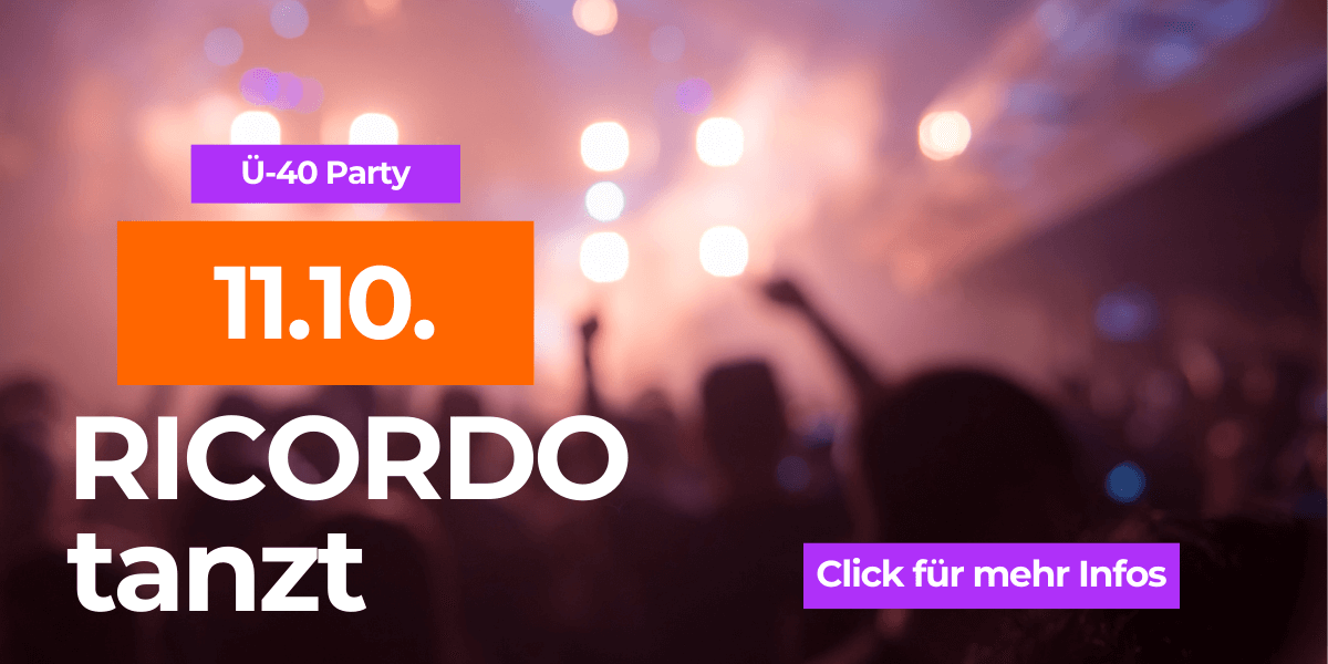 Ü40 Party Lüdinghausen im Ricordo tanzt Oktober 2025 